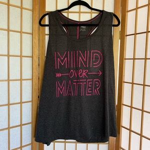 Mind Over Matter Racerback Workout Tank